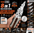 Electrician Wire Stripper Pliers Multi-Function Grey Chrome Vanadium